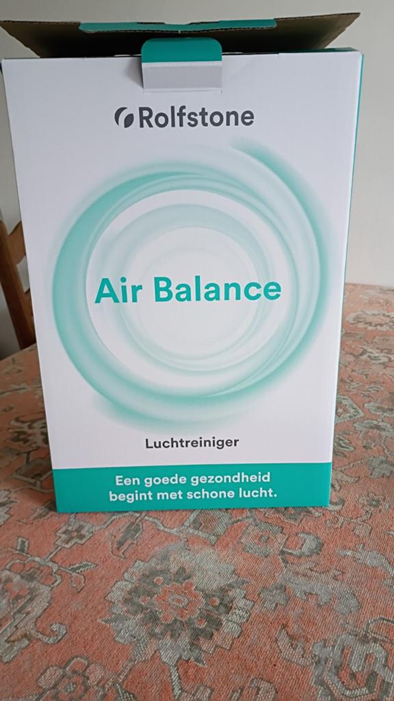 Rolfstone luchtreiniger Air Balance, Witgoed en Apparatuur, Luchtbehandelingsapparatuur, Ophalen, Zo goed als nieuw, Luchtreiniger