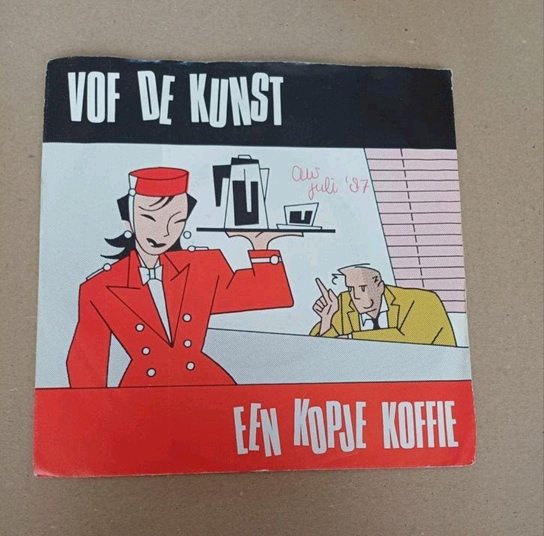 VOF De Kunst - Een Kopje Koffie, Beschermende buitenhoes, Ophalen of Verzenden, Gebruikt, Nederlandstalig