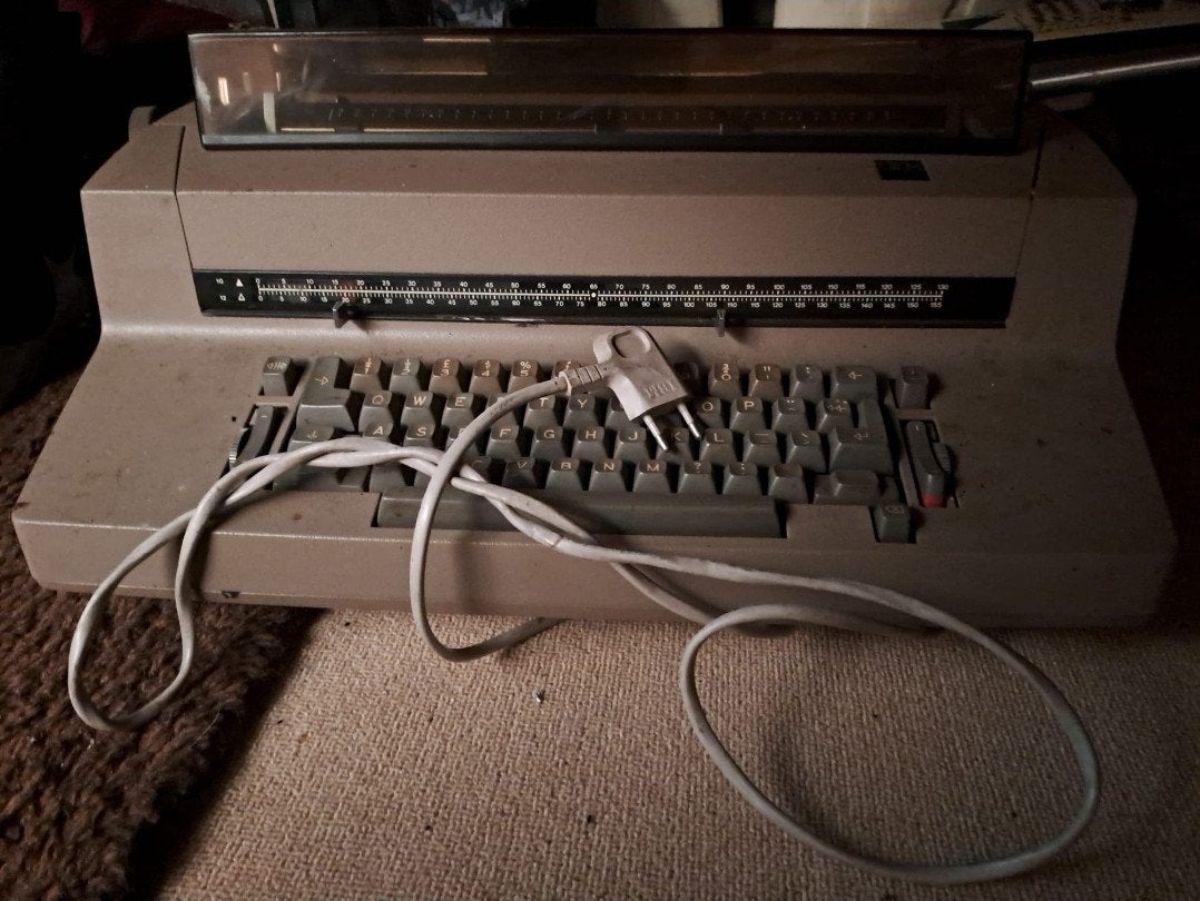 IBM Selectric II bolkop typemachine uit 1977, Ophalen of Verzenden, Gebruikt