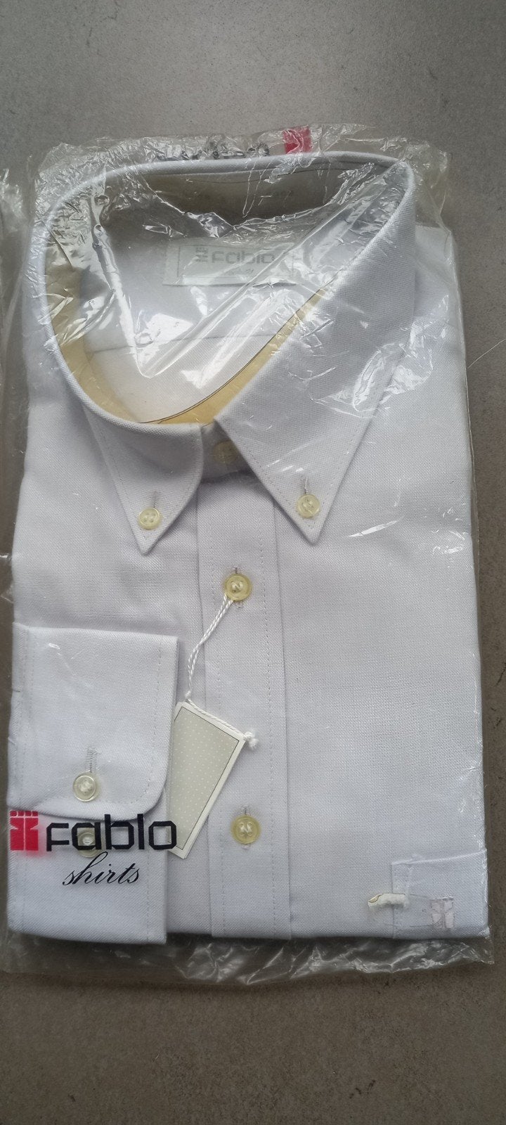 Nieuw Fablo Herenoverhemd - Maat 39/5, Normaal Vallend, Kleding | Heren, Wit, Nieuw, Fablo, Halswijdte 39/40 (M)
