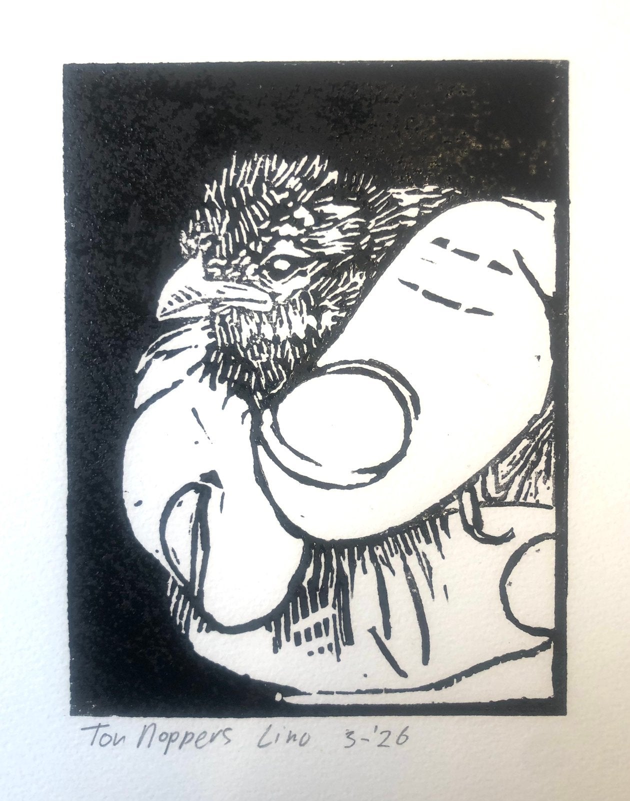 Lino “vogeltje”, Antiek en Kunst, Ophalen of Verzenden