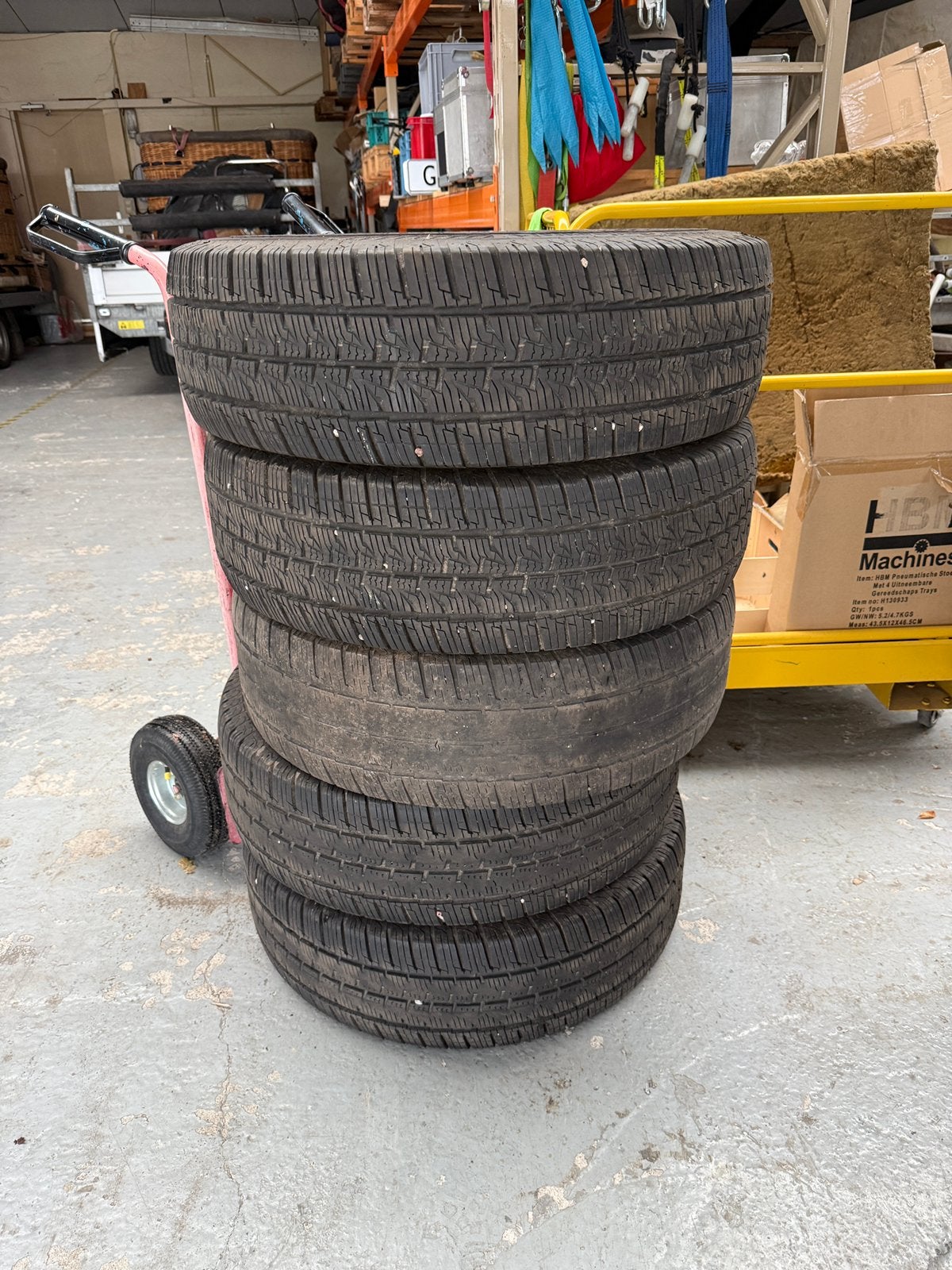 Continental all season 225/75 R16 Sprinter Crafter banden, Auto diversen, Ophalen, Gebruikt
