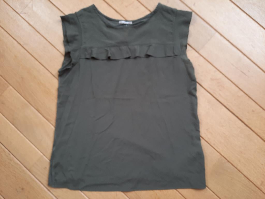 Orsay bloes shirt leger groen met voile maat XL - nieuw -, Maat 46/48 (XL) of groter, Nieuw, Ophalen of Verzenden, Orsay