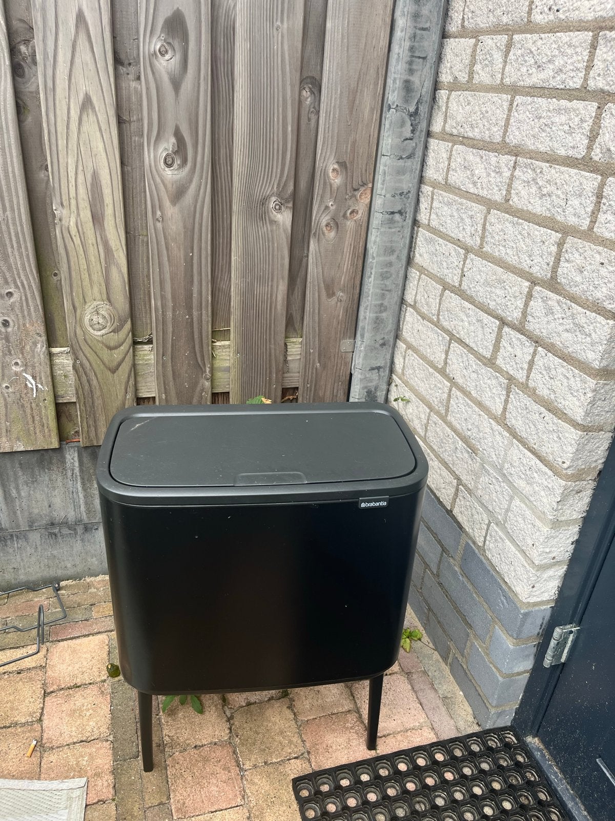 Brabantia Bo Touch Bin prullenbak - Zwart, Ophalen, 50 – 75, Gebruikt, Metaal