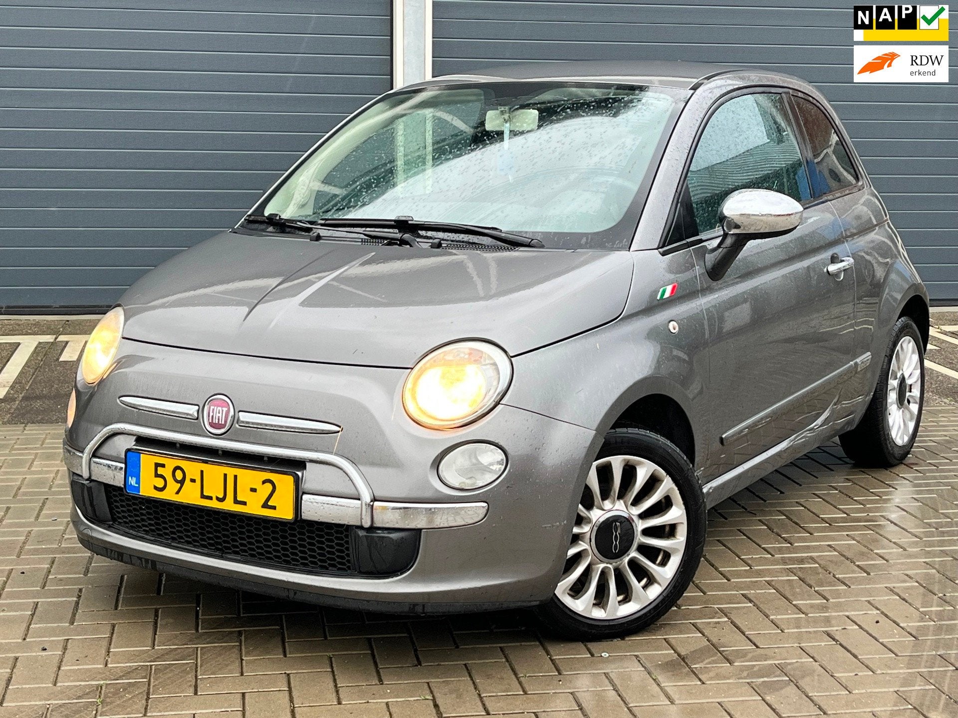 Fiat 500 INRUILKOOPJE: WEG IS WEG 1.2 Sport AUTOMAAT NAP HAL, Auto's, Euro 5, Gebruikt, 1242 cc, 4 cilinders