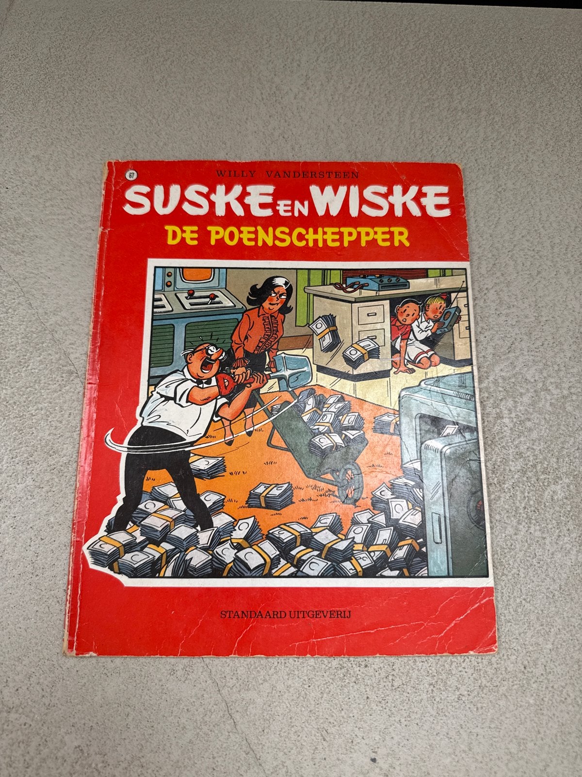 Suske en Wiske - De Poenschepper (Rode Reeks), Boeken, Stripboeken, Eén stripboek, Ophalen, Gelezen
