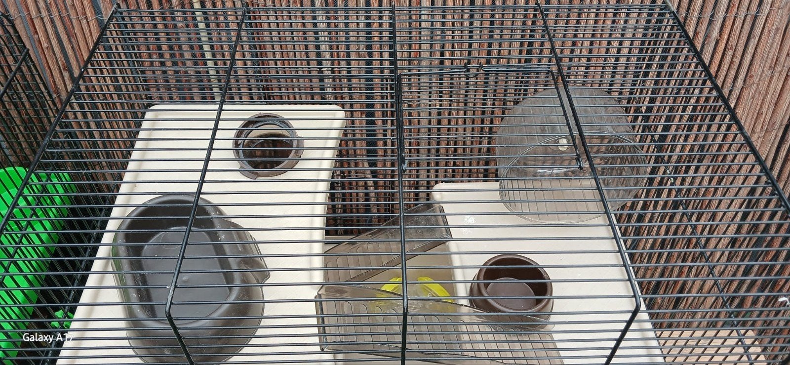 Bruine Hamster kooi (plastic bak) 50,5 cm - 33 cm -45 cm, Kooi, Minder dan 75 cm, Zo goed als nieuw, Hamster