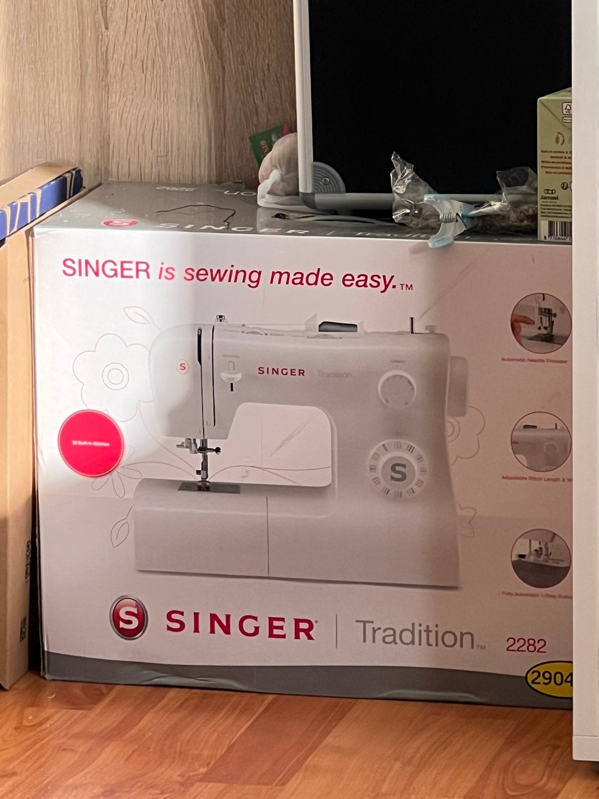 Singer naaimachine, Ophalen, Zo goed als nieuw, Naaimachine, Singer