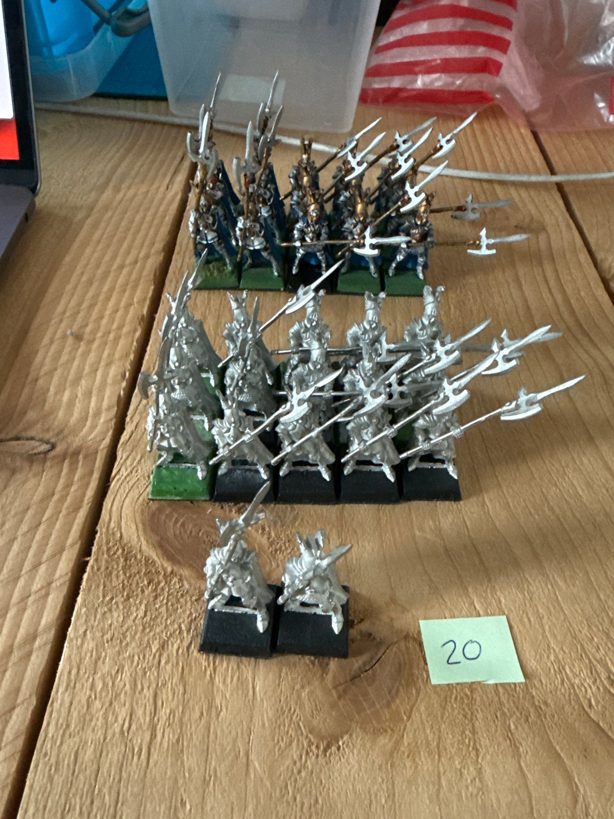 Warhammer High Elf Phoenix Guard Metal Leger, Gebruikt, Figuurtje(s), Warhammer, Ophalen of Verzenden