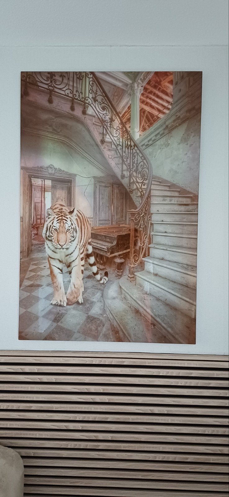 Glasschilderij of afbeelding als nieuw, Huis en Inrichting, Woonaccessoires | Schilderijen, Tekeningen en Foto's, Ophalen, Zo goed als nieuw