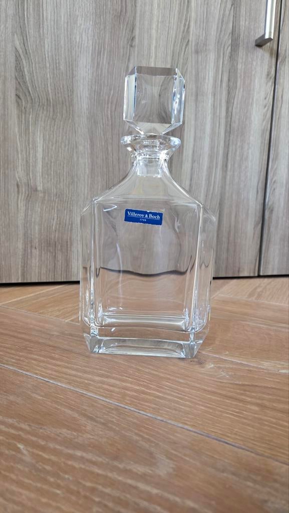 Villeroy & Boch kristallen karaf voor b.v. whisky, Ophalen of Verzenden