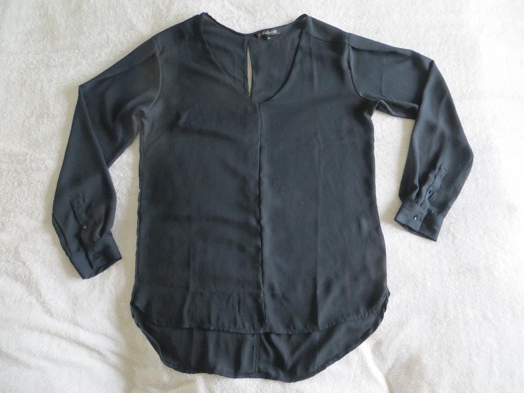 La Ligna Blouse Donkerblauw  Mt 38 NIEUW, Maat 38/40 (M), Blauw, Nieuw, Ophalen of Verzenden