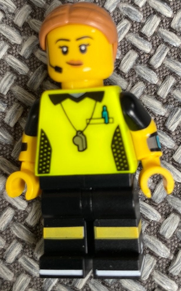 Lego mini figures football referee, Lego, Nieuw, Ophalen of Verzenden, Minifiguur