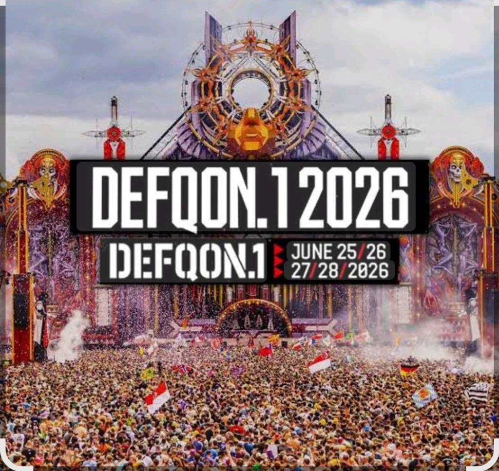 Defqon tickets 4 stuks, Twee personen