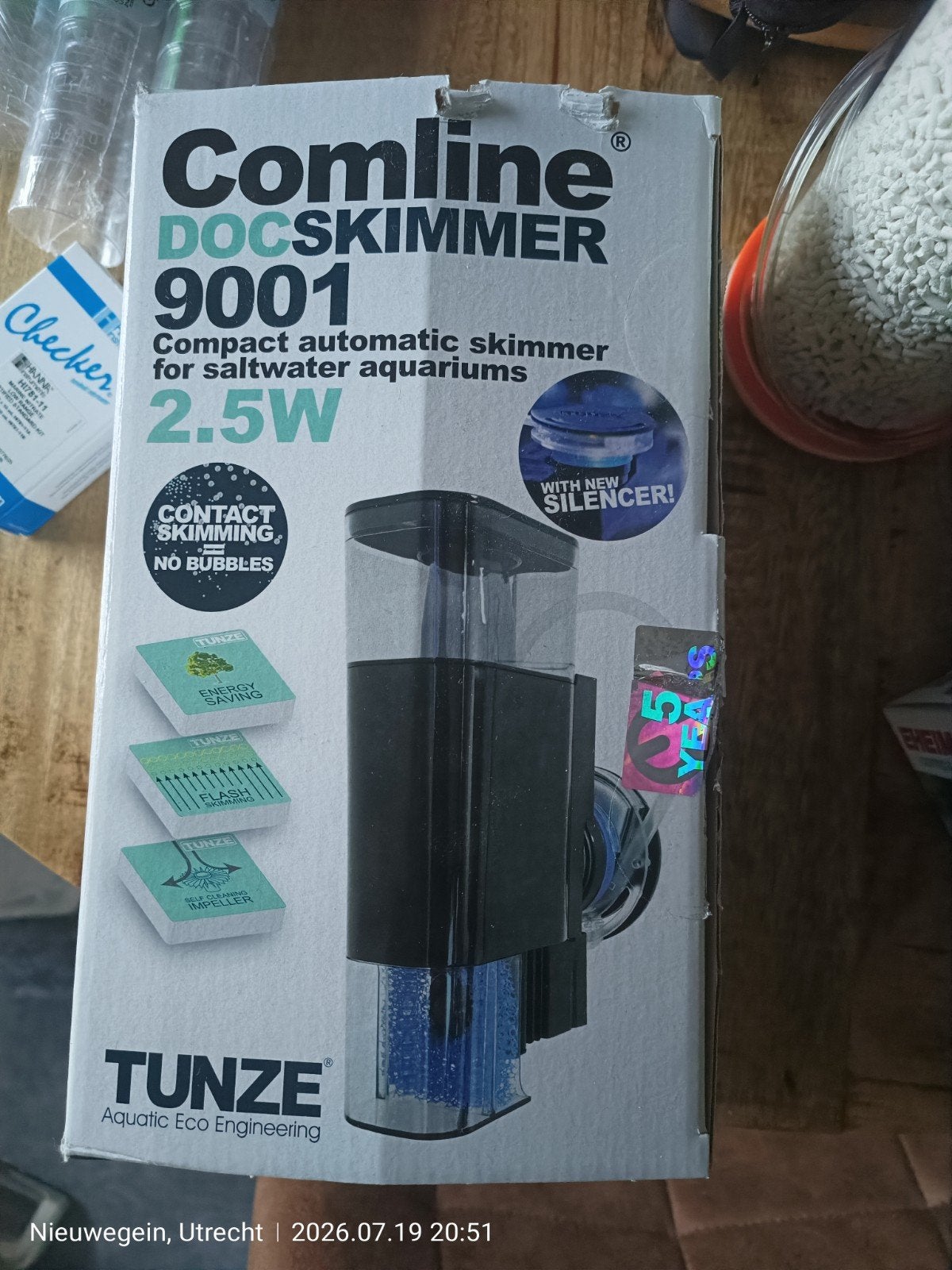 Skimmer  voor zeeaquarium ZGAN 30 tot 140 liter, Dieren en Toebehoren, Vissen | Aquaria en Toebehoren, Ophalen of Verzenden, Zo goed als nieuw
