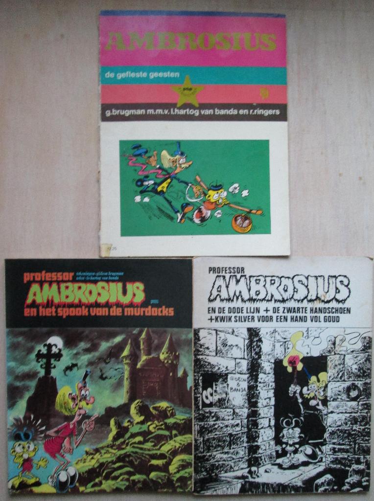 Ambrosius, 3 delen (SC), Meerdere stripboeken, Ophalen of Verzenden, Gelezen, Gideon Brugman