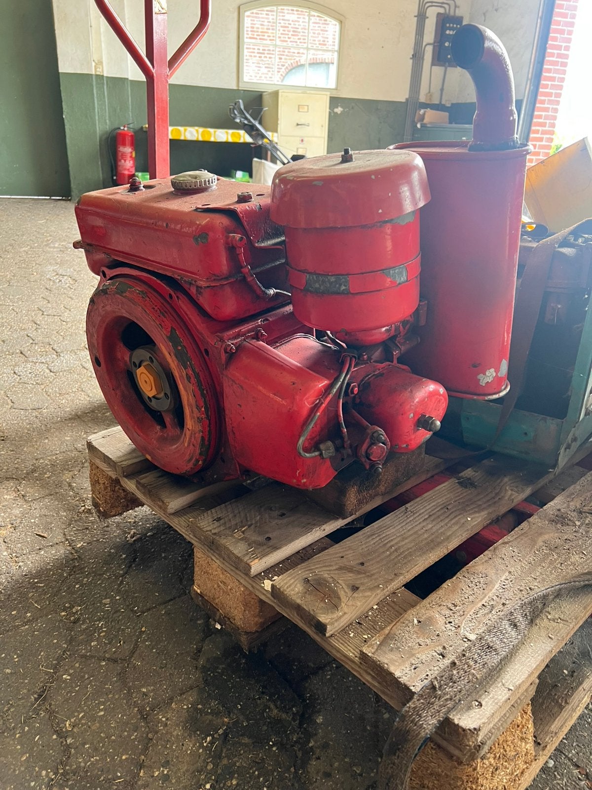 Diverse Stationaire motor en Onan motor met dynamo., Ophalen, Gebruikt, Overige typen, Europa en VS