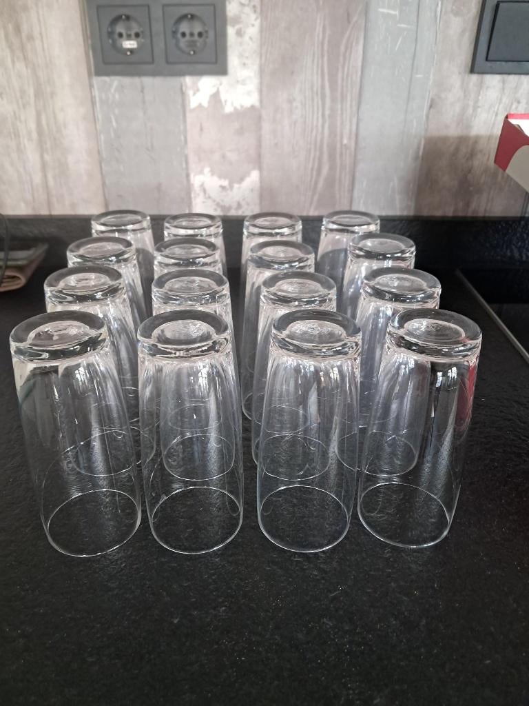 bierglazen Bierglas fluitjes 24 stuks, Ophalen of Verzenden, Nieuw, Bierglas