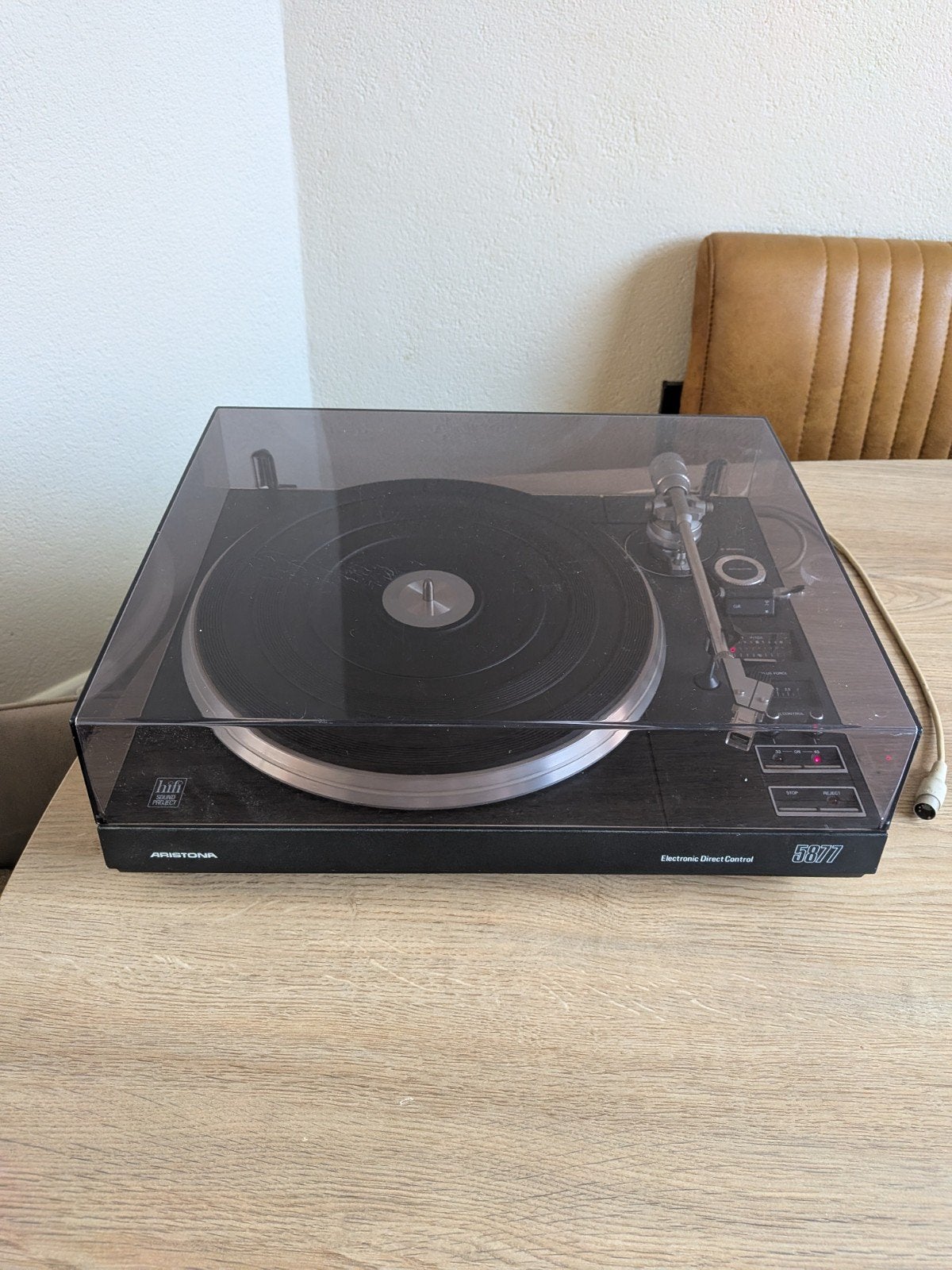 Vintage Aristona 5877 Platenspeler, Audio, Tv en Foto, Platenspelers, Ophalen, Overige merken