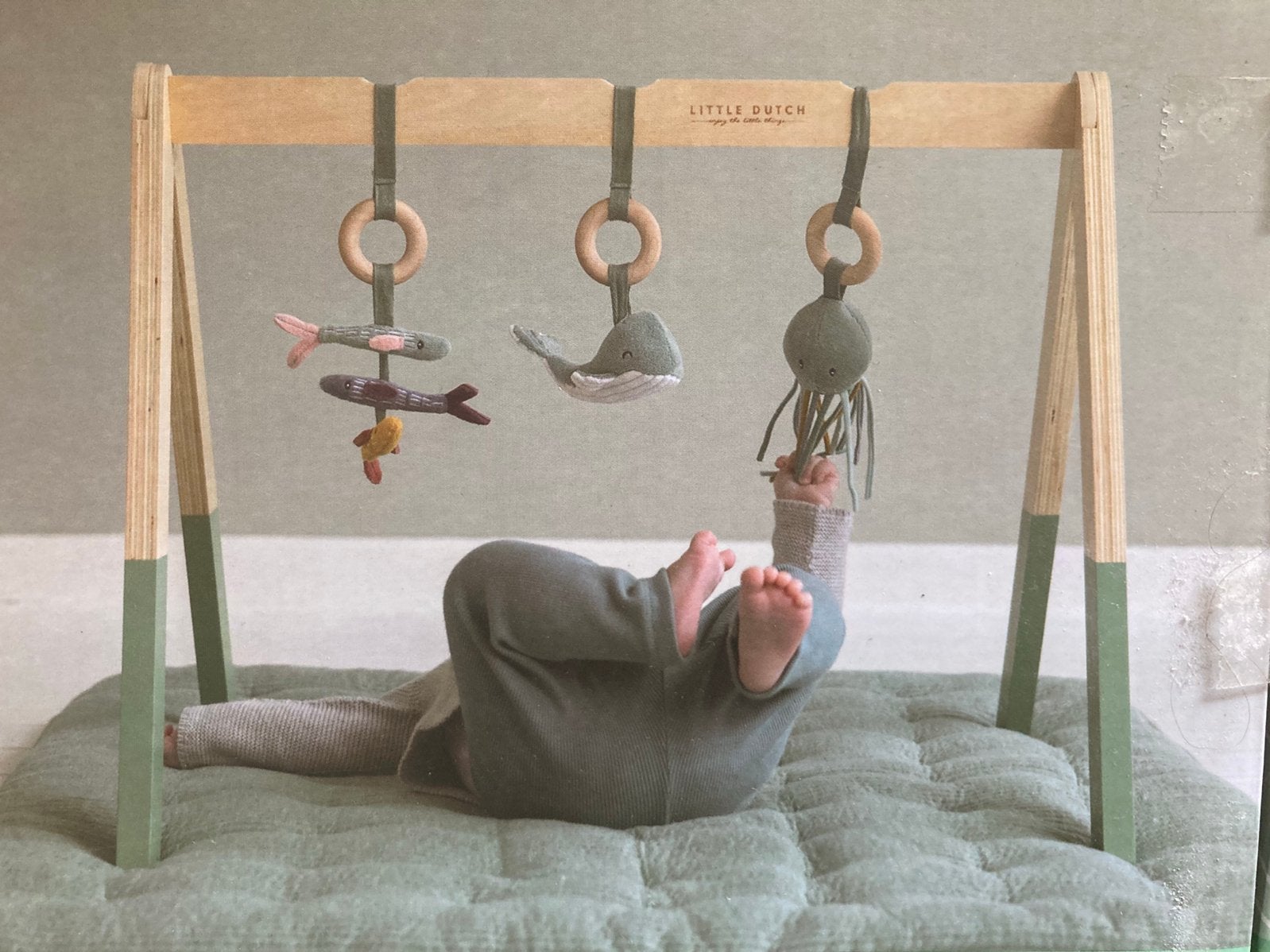 Little Dutch Houten Babygym Oceaan - Mint, Ophalen, Zo goed als nieuw, Babygym