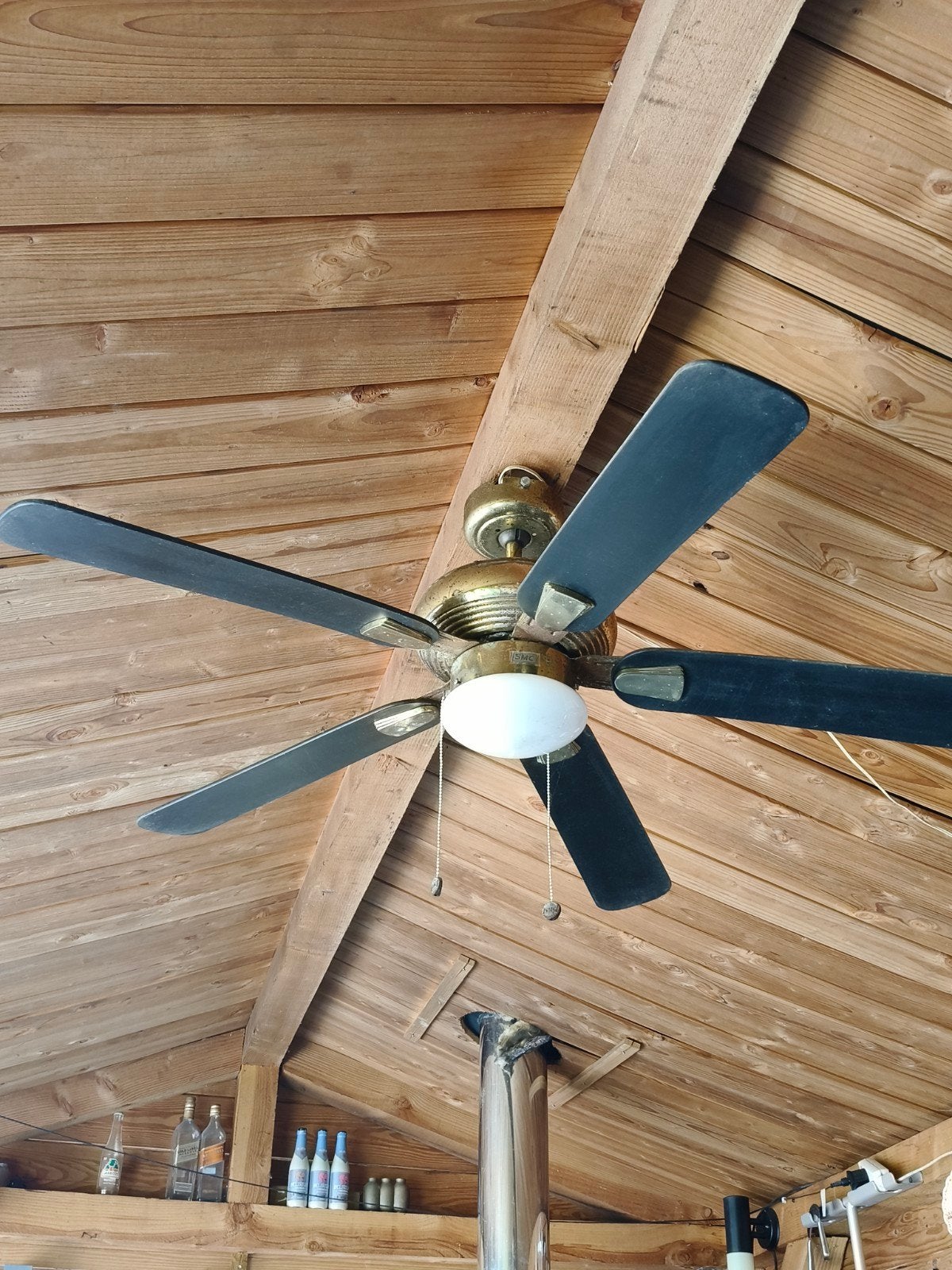 Plafond ventilator, Ophalen