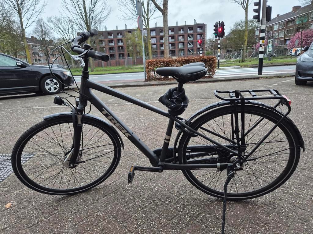 Trek District 1 Equipped M matzwart, Ophalen of Verzenden, Zo goed als nieuw, Overige merken, Versnellingen