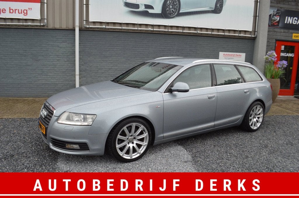 Audi A6 Avant 2.0 TFSI Automaat S-Line 3X Xenon LED Navi Lee, Auto's, Audi, Euro 5, Automatische klimaatregeling, 4 cilinders