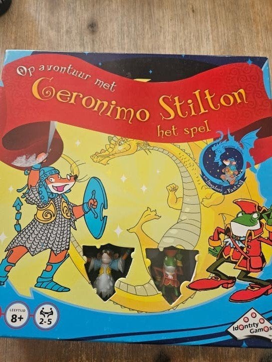 Op avontuur met Geronimo Stilton het spel - Nieuw, Hobby en Vrije tijd, Gezelschapsspellen | Bordspellen, Vijf spelers of meer