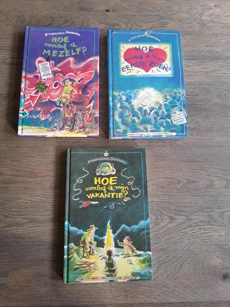 Francine Oomen - Hoe overleef ik... (3 boeken), Boeken, Ophalen of Verzenden