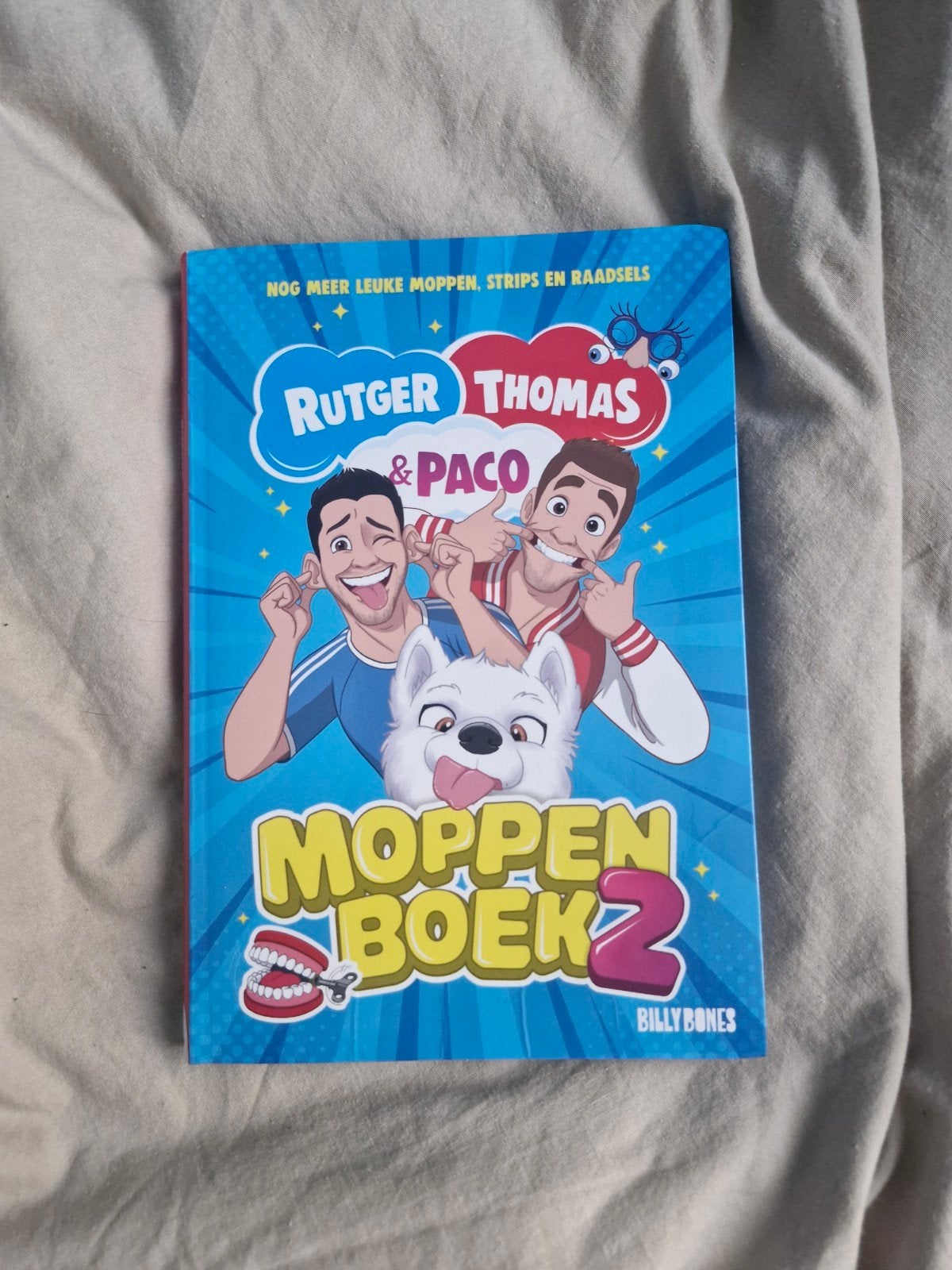 Rutger, Thomas & Paco Moppenboek 2 - Grappig kinderboek, Ophalen of Verzenden, Zo goed als nieuw, Rutger, Thomas & Paco, Non-fictie
