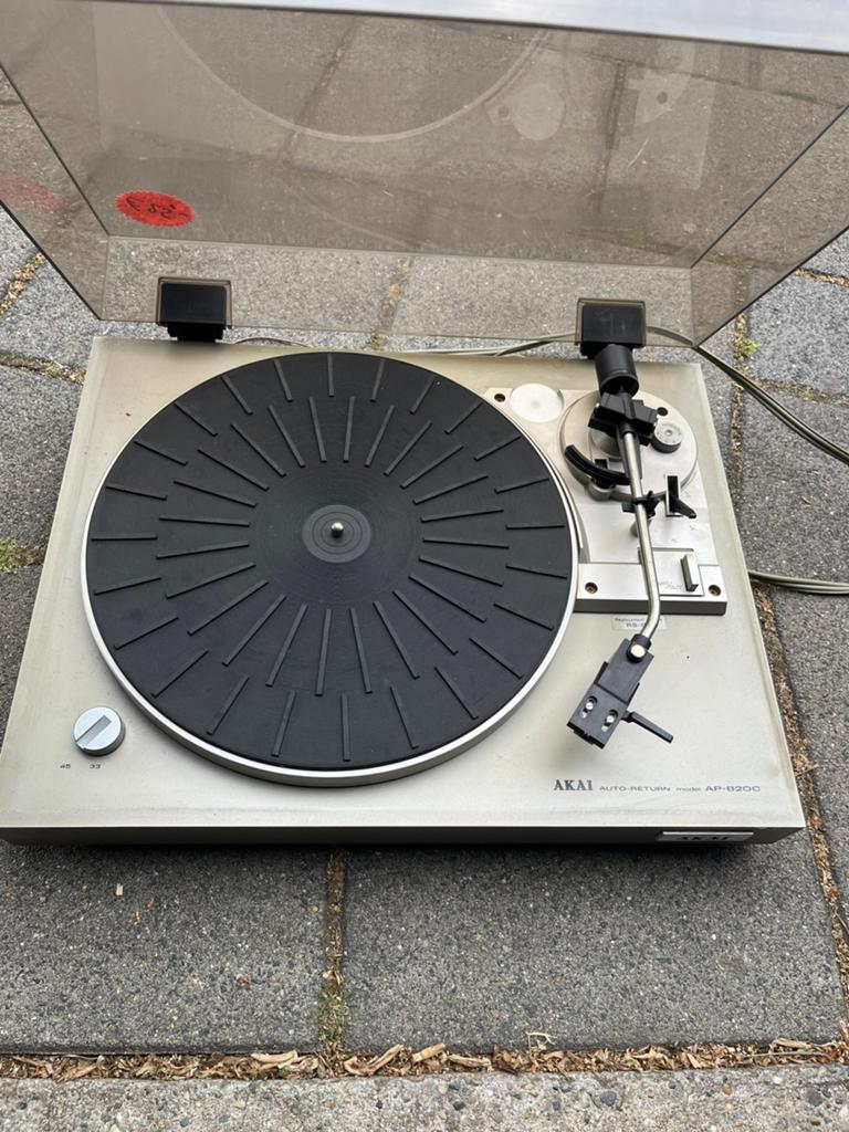 AKAI AP-B20C platenspeler, Gebruikt, G, G, Ophalen of Verzenden