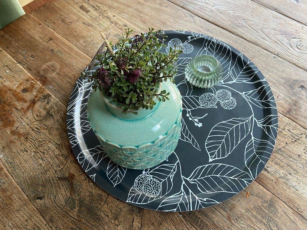 Groot rond dienblad IKEA, Ophalen, Gebruikt, Rond, Metaal
