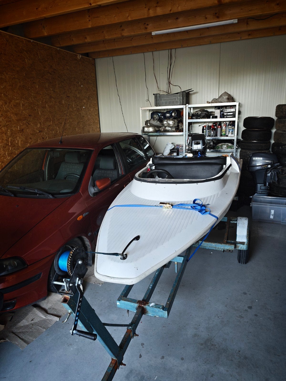 Spitfire Yamaha 6 pk 2 takt buitenboordmotor, Watersport en Boten, Ophalen, Zo goed als nieuw, Overige typen, Motorboot