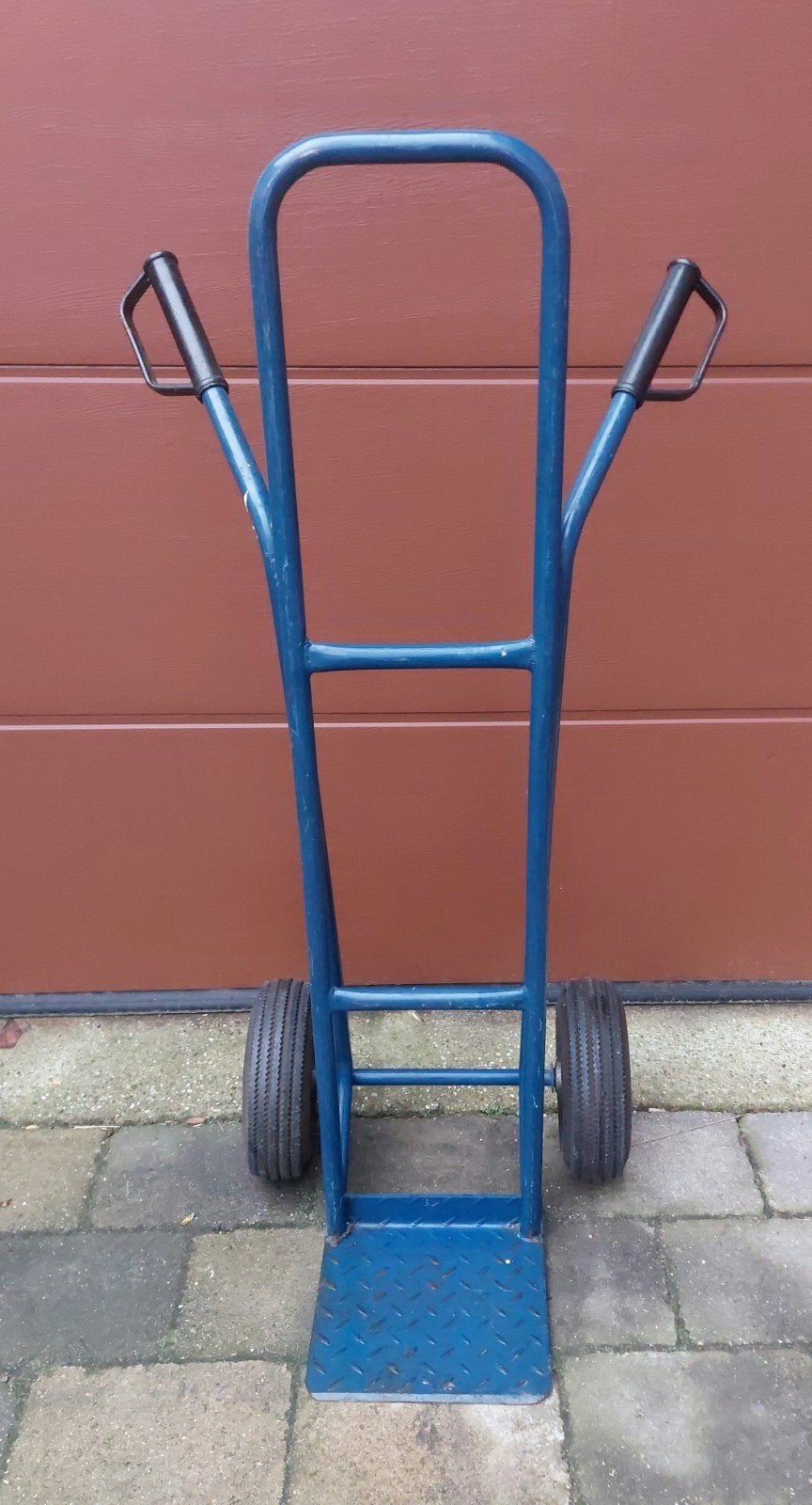 Stevige Steekwagen - Blauw, Gebruikt, Doe-het-zelf en Verbouw, Transportwagens, Ophalen, Gebruikt, Steekwagen