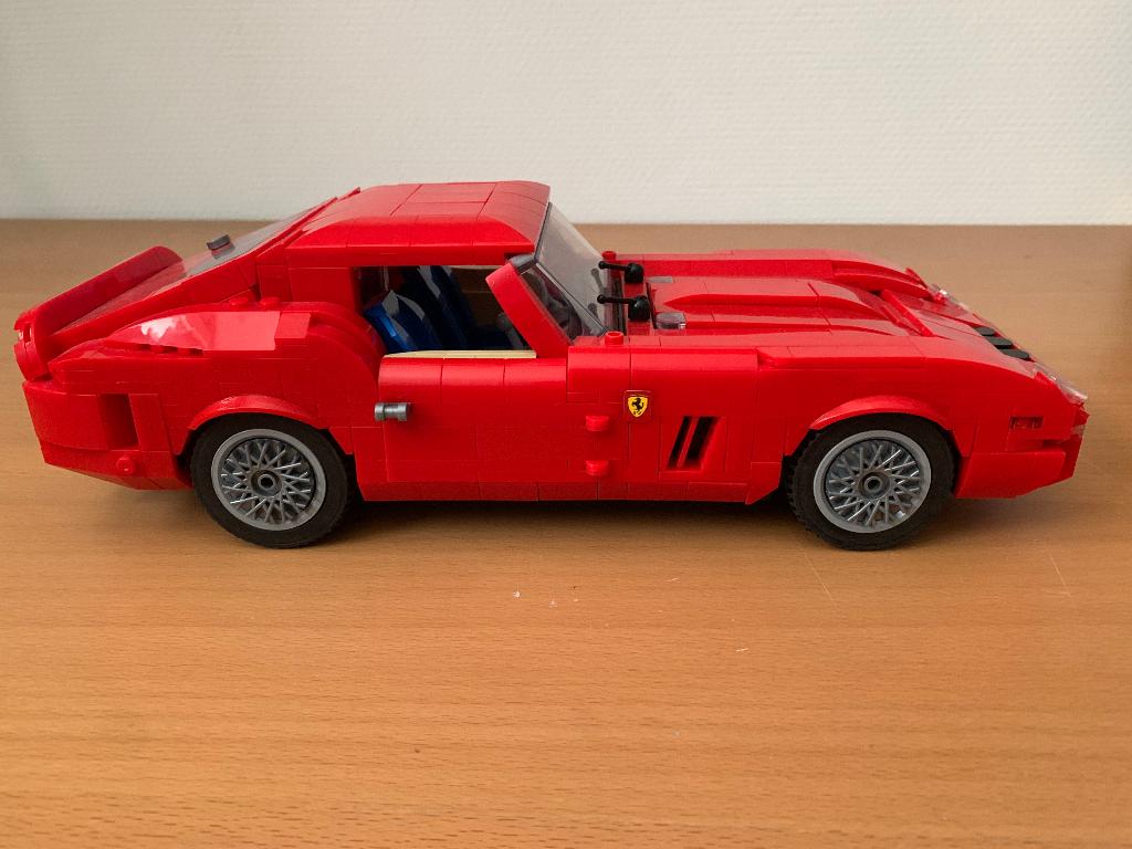 Blue Brixx Ferrari 250 GTO 1:17 (soort Lego), Ophalen of Verzenden, Zo goed als nieuw, Complete set, Racers