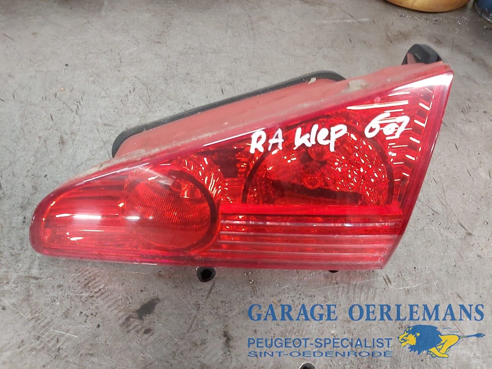 rechter achterlicht kofferklep peugeot 607, Gebruikt, -, -, ARN erkend
