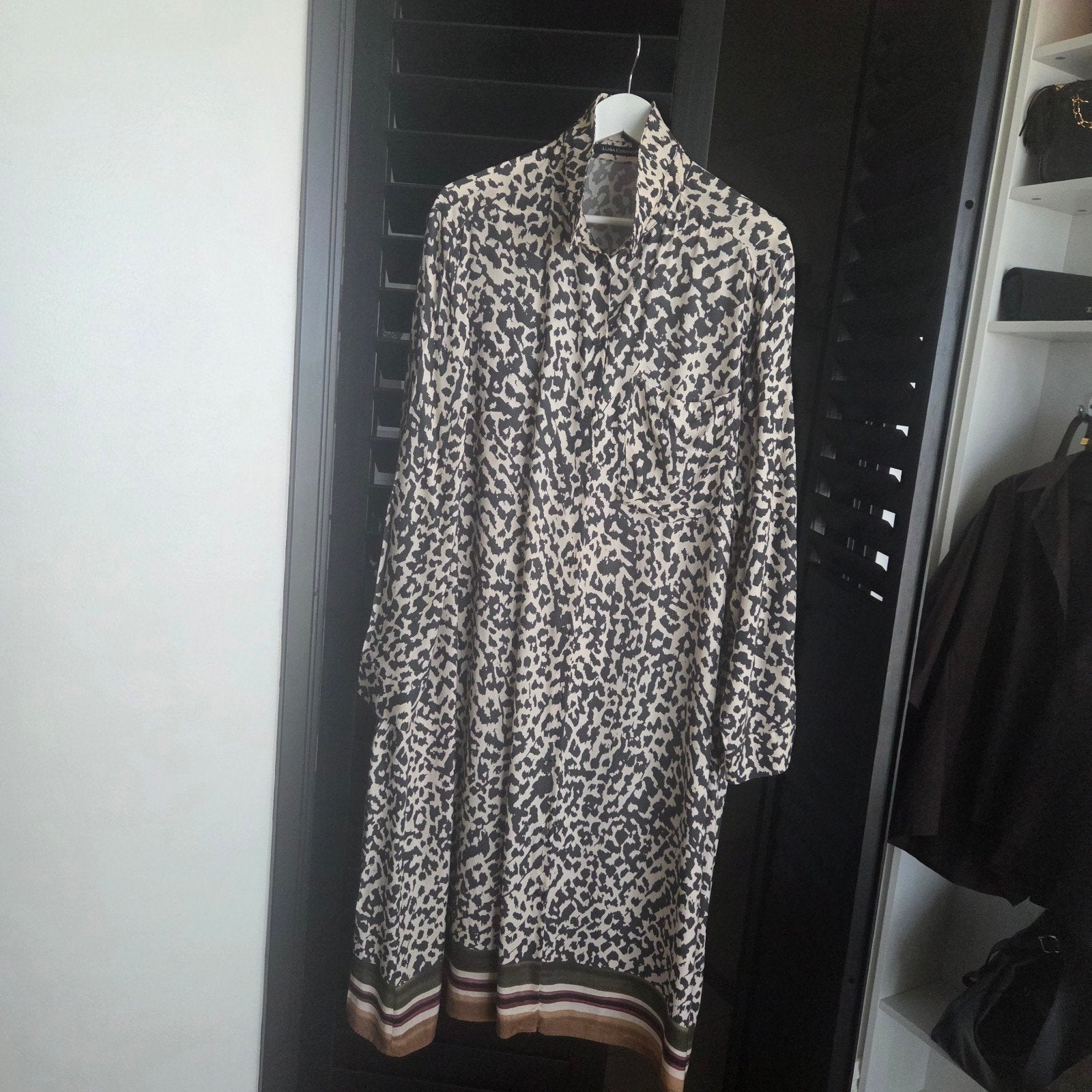 LUISA CERANO JURK VISCOSE, Kleding | Dames, Jurken, Verzenden, Maat 46/48 (XL) of groter, Zo goed als nieuw, Luisa Cerano