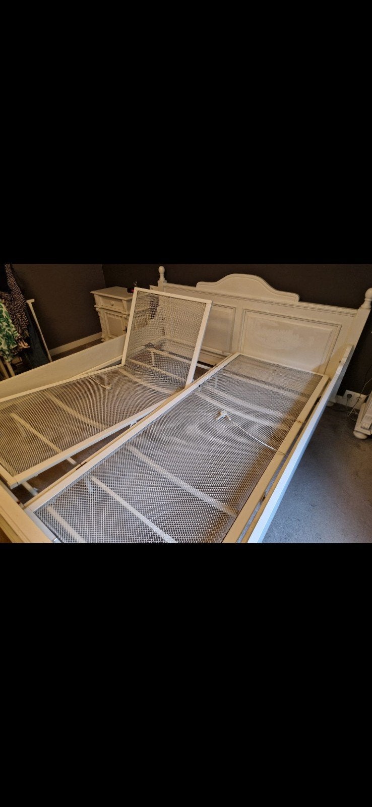 2x Verstelbare bedspiraal 90x210 met potenset, Ophalen, Verstelbaar, 90 cm, Eenpersoons
