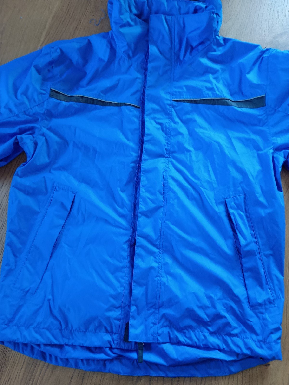 Blauwe SHAMP regenjas/windjack - Maat M, SHAMP, Ophalen of Verzenden, Zo goed als nieuw, Maat 48/50 (M)