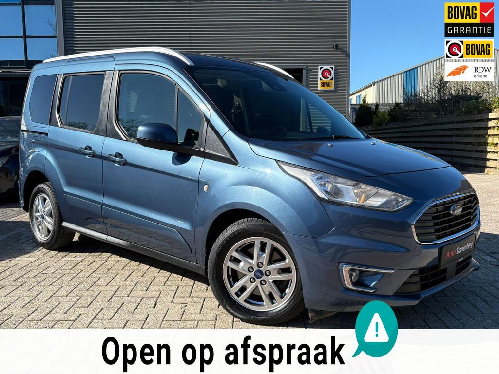 Ford Tourneo Connect Compact 1.0 Titanium MPV! CAMERA,GARANT, Auto's, Ford, Voorwielaandrijving, Zwart, Blauw, Origineel Nederlands