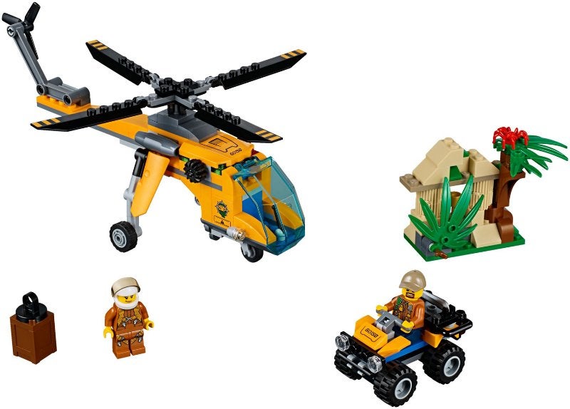 Lego Town - Jungle Cargo Helicopter (60158), Verzenden, Gebruikt, Complete set, Lego