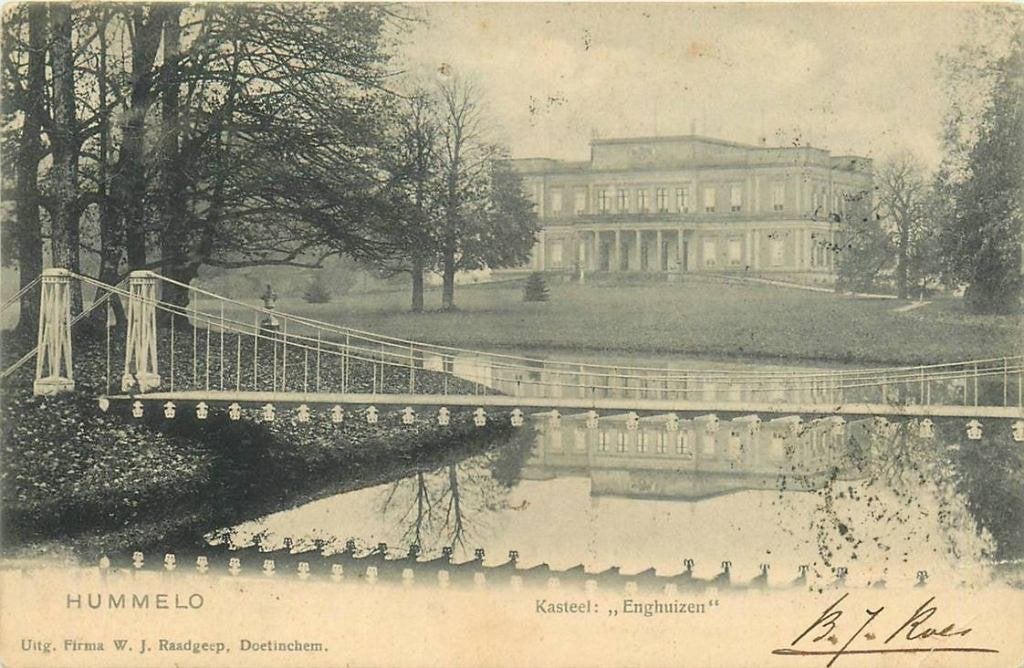 388-210-051 Hummelo Kasteel Enghuizen, Verzamelen, Ansichtkaarten | Nederland, Verzenden, Voor 1920, Gelderland