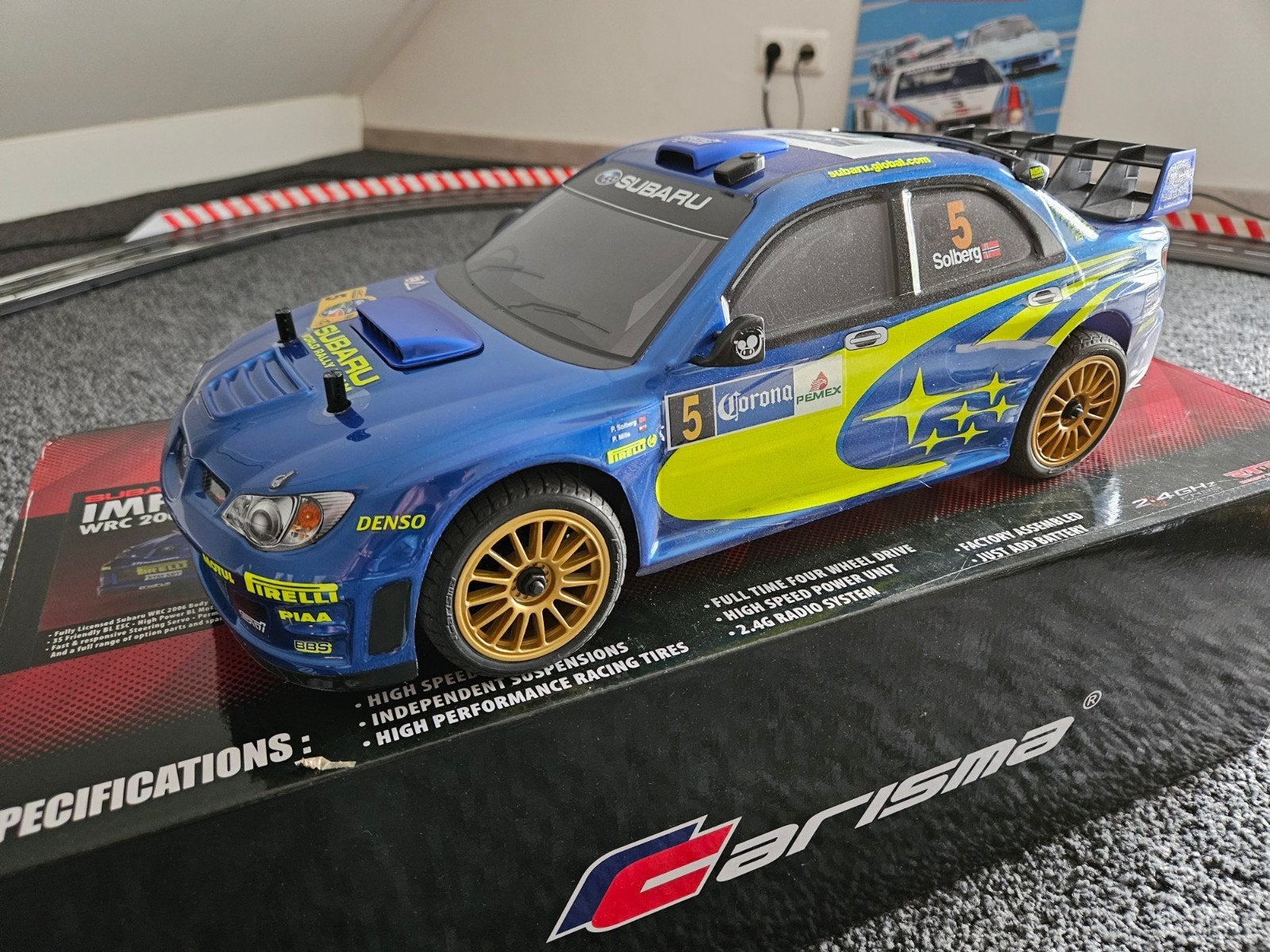 Carisma M40S 2.0 Subaru Impreza WRC 2006 Brushless RTR, Hobby en Vrije tijd, Modelbouw | Radiografisch | Auto's, Elektro, Ophalen of Verzenden
