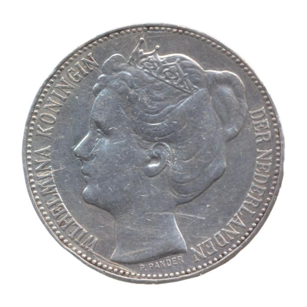 Nederland 2,5 gulden 1898 Wilhelmina Kroningsjaar