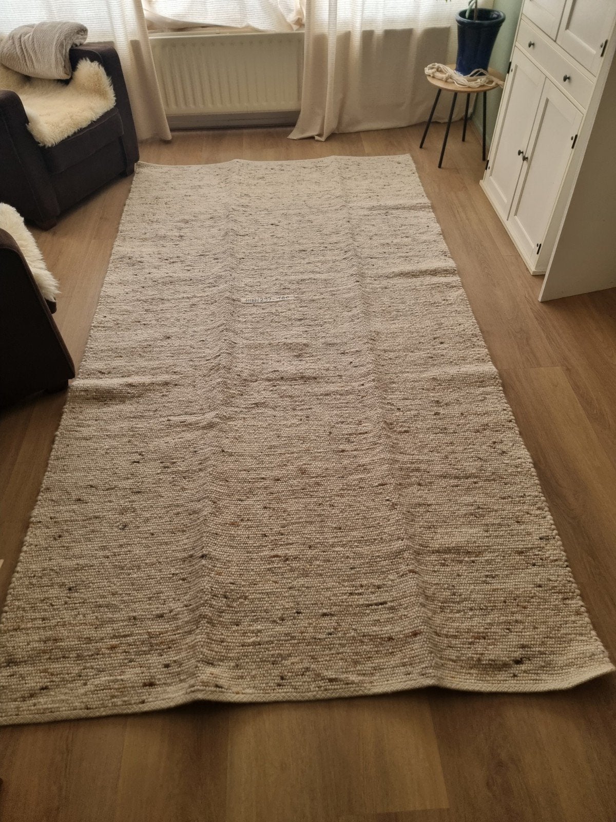Tisca Berber Kilim handgeknoopt 297x160 - certificaat, 150 tot 200 cm, Ophalen of Verzenden, Rechthoekig, Beige