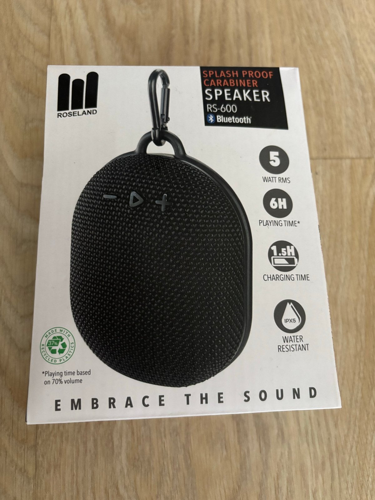 Roseland RS-600 spatwaterdichte Bluetooth speaker, Overige merken, Overige typen, Nieuw, Ophalen of Verzenden