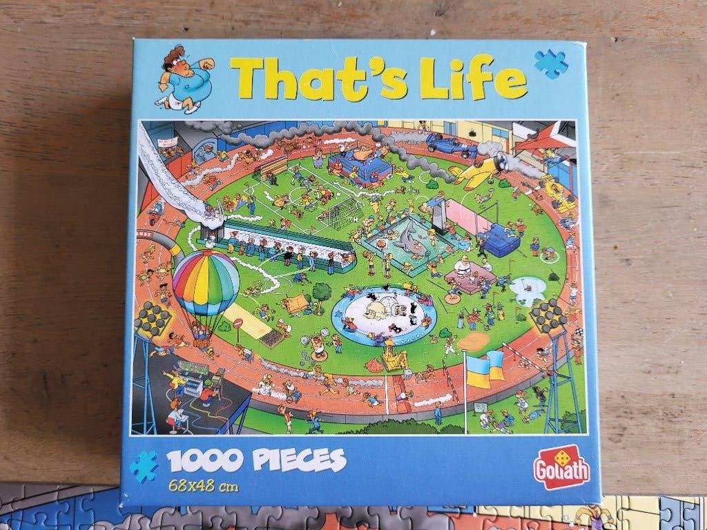 Goliath That's Life Legpuzzel 1000 stukjes, Ophalen of Verzenden, 500 t/m 1500 stukjes, Gebruikt, Legpuzzel