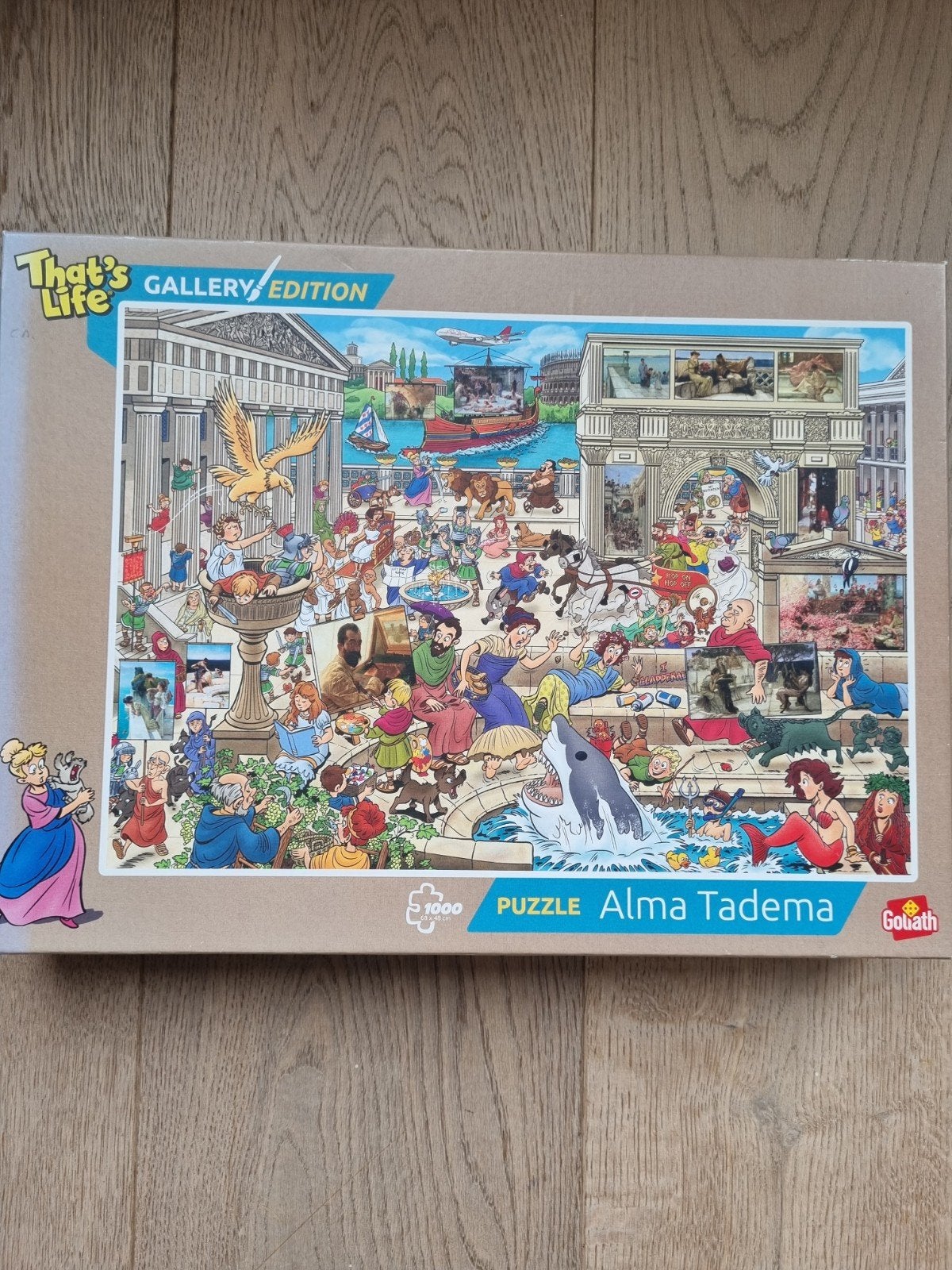 That's Life Gallery Edition Alma Tadema 1000 stukjes, Ophalen of Verzenden, 500 t/m 1500 stukjes, Zo goed als nieuw, Legpuzzel