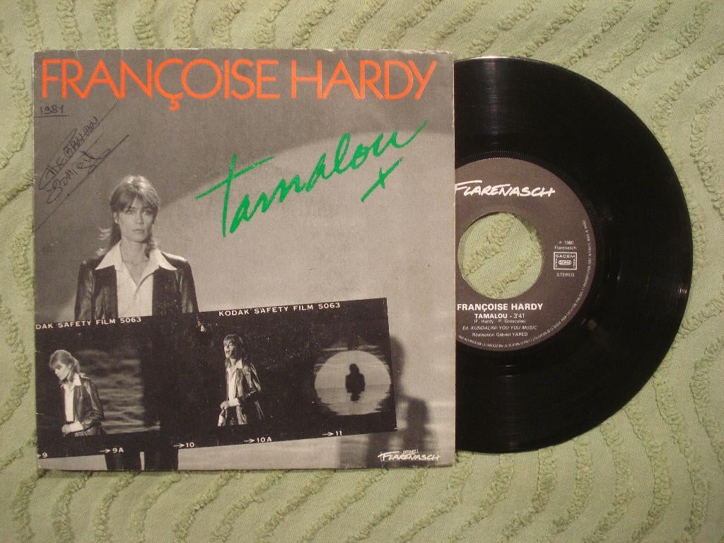 Françoise Hardy 7" Vinyl Single: ‘Tamalou’ (Frankrijk), 7 inch, Single, Ophalen of Verzenden, Zo goed als nieuw