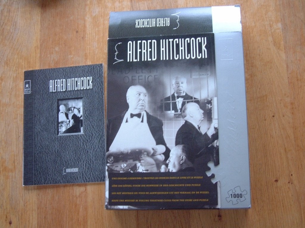 complete 1000 st.puzzel Obsessie Alfred Hitchcock, Ophalen of Verzenden, 500 t/m 1500 stukjes, Zo goed als nieuw, Legpuzzel